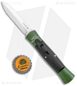 AKC 007 Concord NATO Military Green/Black Dagger OTF Auto Knife (2.8" Satin) -Akc Sales Store AKC 007 Concord NATO Military Green Black Dagger OTF Auto Satin Flat BHQ 118419 jr bottlecap