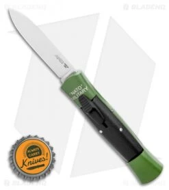 AKC Concord NATO Military OTF Automatic Knife Green/Black (2.75" Satin Flat) -Akc Sales Store AKC 007 Concord NATO Military OTF Automatic Knife Green Black 2.75 Satin Flat BHQ 33952 LS Bottlecap