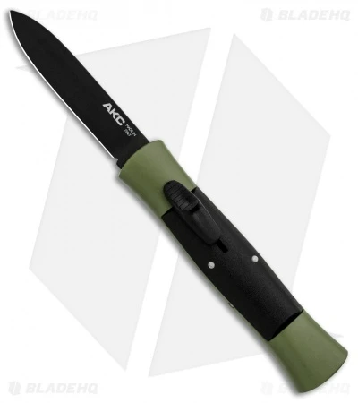 AKC Concord OTF Automatic Knife Green/Black (2.75" Black Flat) 1 AKC Concord OTF Automatic Knife Green/Black (2.75" Black Flat)