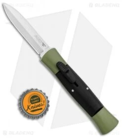 AKC 007 Concord OTF Automatic Dagger Knife Green/Black (2.75" Satin) 7 AKC 007 Concord OTF Automatic Dagger Knife Green/Black (2.75" Satin) -Akc Sales Store AKC 007 Concord OTF Green Satin Dagger GX 30502 jr bottlecap