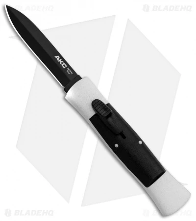 AKC 007 Concord OTF Automatic Dagger Knife White/Black (2.75" Black) 1 AKC 007 Concord OTF Automatic Dagger Knife White/Black (2.75" Black)
