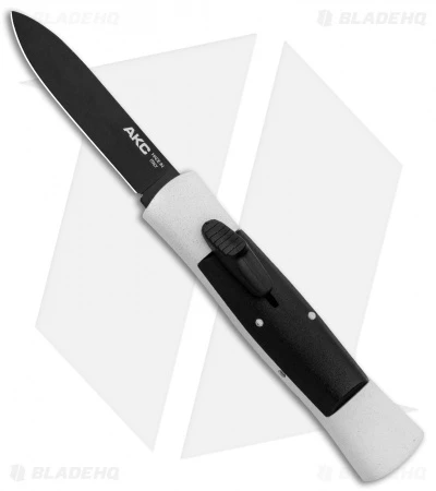 AKC 007 Concord OTF Automatic Knife White/Black (2.75" Black Flat) 1 AKC 007 Concord OTF Automatic Knife White/Black (2.75" Black Flat)