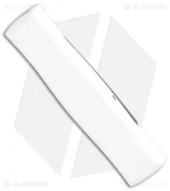 AKC Minion Concord Spear Point OTF Automatic Knife White/Black (2.4" Satin) -Akc Sales Store AKC 007 Mini Concord OTF Auto White Black Satin BHQ 135712 jr side