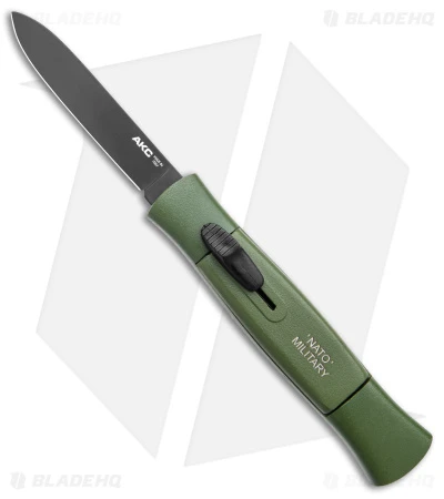 AKC 077 Concord OTF Automatic Knife NATO Military Green (3.25" Black Flat) 1 AKC 077 Concord OTF Automatic Knife NATO Military Green (3.25" Black Flat)