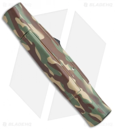 AKC 077 Concord OTF Automatic Knife Green Camo (3.25" Gold ) 3 AKC 077 Concord OTF Automatic Knife Green Camo (3.25" Gold ) - Image 3