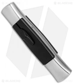 AKC 077 Concord OTF Dagger Automatic Knife Polish/Black (3.25" Black) -Akc Sales Store AKC 077 Concord Polish Blackdagger black BP25717 er spine
