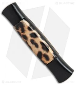 AKC 077 Concord OTF Automatic Knife Cheetah (3.25" Black Flat) -Akc Sales Store AKC 077 concord cheetah black BP 19135 er side