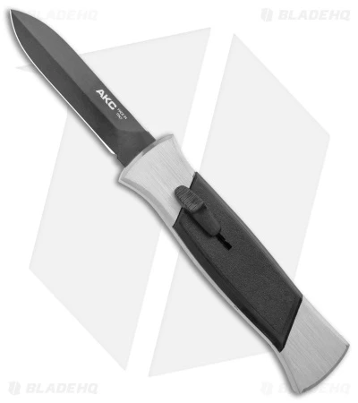 AKC 777 Blackfinger Dagger OTF Automatic Knife Brushed (3.4" Black) 1 AKC 777 Blackfinger Dagger OTF Automatic Knife Brushed (3.4" Black)