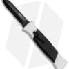 AKC 777 Blackfinger Dagger OTF Automatic Knife White/Black (3.375" Black)