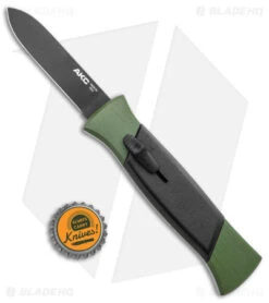 AKC 777 Blackfinger OTF Automatic Knife Green/Black (3.375" Black Flat) 7 AKC 777 Blackfinger OTF Automatic Knife Green/Black (3.375" Black Flat) -Akc Sales Store AKC 777 Blackfinger OTF Auto Green Black Black Flat BHQ 138920 jr bottlecap