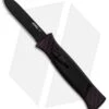 AKC 777 Blackfinger OTF Automatic Knife Sim Carbon Fiber (3.375" Black Flat)
