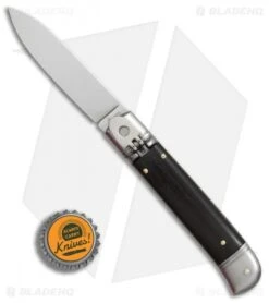 AKC 8" Lever Lock Italian Auto Ebony Wood (3.2" Polish Flat) 7 AKC 8" Lever Lock Italian Auto Ebony Wood (3.2" Polish Flat) -Akc Sales Store AKC 8in Lever Lock Italian Auto Ebony Wood Polish Flat BHQ 82016 er bottlecap