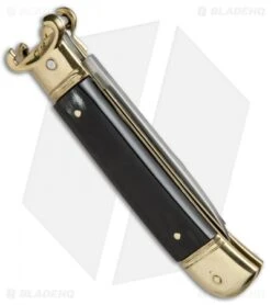 AKC Shot Puller 8" Lever Lock Italian Auto Brazilian W/ Brass (3.2" Polish Flat) 6 AKC Shot Puller 8" Lever Lock Italian Auto Brazilian W/ Brass (3.2" Polish Flat) -Akc Sales Store AKC 8in Shot Puller LL Brazilian Horn Brass BP 19886 jr side