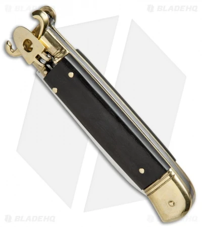 AKC Shot Puller 8" Lever Lock Italian Auto Ebony W/ Brass (3.2" Polish Flat) 2 AKC Shot Puller 8" Lever Lock Italian Auto Ebony W/ Brass (3.2" Polish Flat) - Image 2