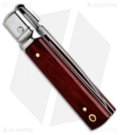 AKC Classic 6" Lever Lock Automatic Italian Knife Cocobolo (2.25" Satin) -Akc Sales Store AKC Classic Leverlock Cocobolo BHQ 50891 ns side