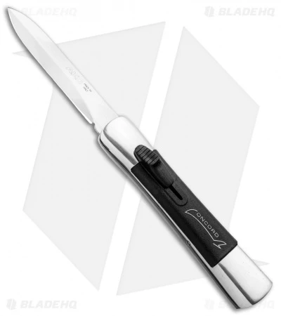 AKC Concord Dagger OTF Automatic Knife Polish/Black (3.25" Satin) 1 AKC Concord Dagger OTF Automatic Knife Polish/Black (3.25" Satin)