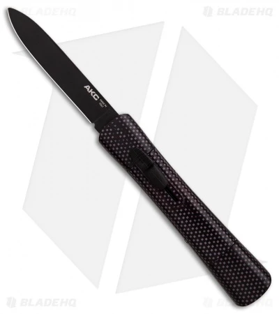 AKC Concord OTF Automatic Knife Full Sim Carbon Fiber (3.25" Black Flat) 1 AKC Concord OTF Automatic Knife Full Sim Carbon Fiber (3.25" Black Flat)