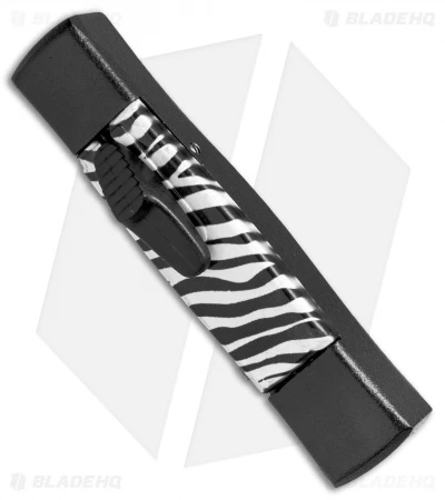 AKC Minion Concord OTF Automatic Knife Zebra (2.3" Satin Flat Grind) 2 AKC Minion Concord OTF Automatic Knife Zebra (2.3" Satin Flat Grind) - Image 2