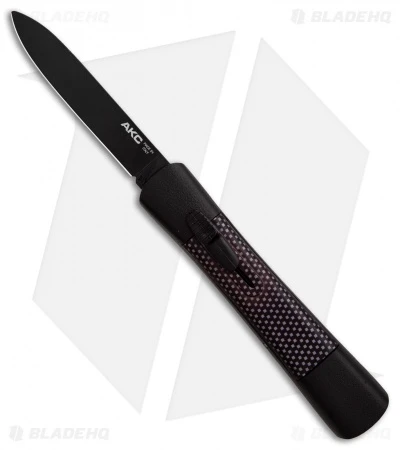 AKC Concord OTF Automatic Knife Sim Carbon Fiber (3.25" Black Flat) 1 AKC Concord OTF Automatic Knife Sim Carbon Fiber (3.25" Black Flat)
