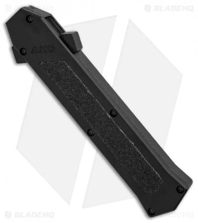 AKC F-16 D/A OTF Automatic Knife Black Aluminum (3.3" Satin) 3 AKC F-16 D/A OTF Automatic Knife Black Aluminum (3.3" Satin) - Image 3