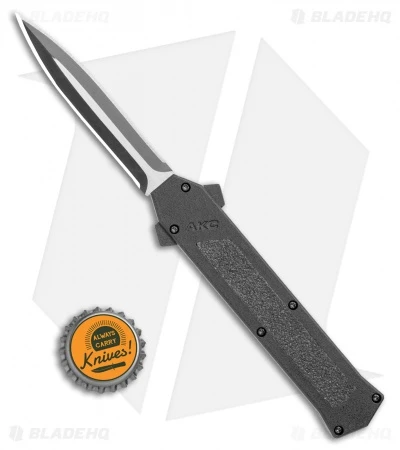 AKC F-16 D/A Dagger OTF Automatic Knife Black (3.3" Two Tone) 4 AKC F-16 D/A Dagger OTF Automatic Knife Black (3.3" Two Tone) - Image 4