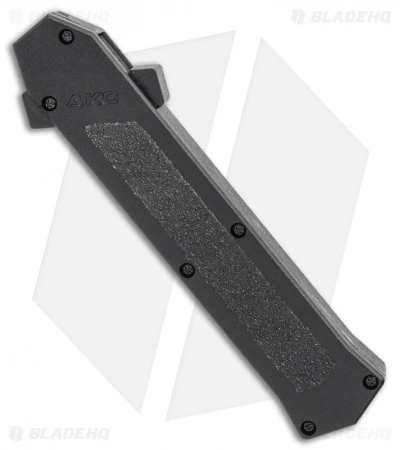 AKC F-16 D/A Dagger OTF Automatic Knife Black (3.3" Two Tone) 2 AKC F-16 D/A Dagger OTF Automatic Knife Black (3.3" Two Tone) - Image 2