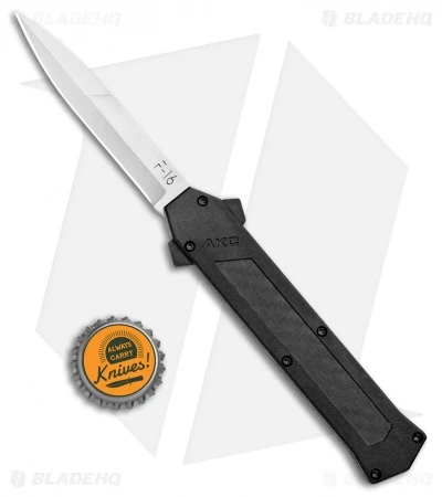 AKC F-16 D/A Bayonet OTF Automatic Knife Black Carbon Fiber (3.3" Bayo) 4 AKC F-16 D/A Bayonet OTF Automatic Knife Black Carbon Fiber (3.3" Bayo) - Image 4
