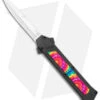 AKC F-16 D/A Bayonet OTF Automatic Knife Tie Dye (3.3" Satin)