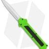 AKC F-16 D/A Dagger OTF Automatic Knife Neon Green (3.3" Satin)