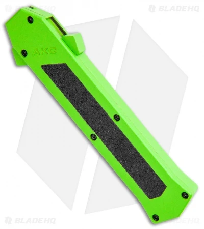 AKC F-16 D/A Dagger OTF Automatic Knife Neon Green (3.3" Satin) 2 AKC F-16 D/A Dagger OTF Automatic Knife Neon Green (3.3" Satin) - Image 2