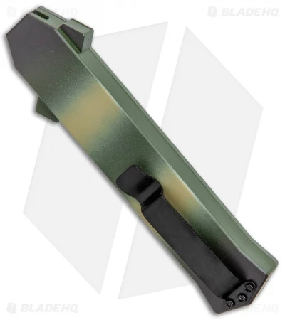 AKC F-16 D/A Bayonet OTF Automatic Knife OD Green Camo (3.4" Satin) 3 AKC F-16 D/A Bayonet OTF Automatic Knife OD Green Camo (3.4" Satin) - Image 3
