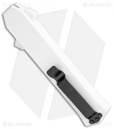 AKC F-16 D/A Dagger OTF Automatic Knife White (3.3" Two Tone) 3 AKC F-16 D/A Dagger OTF Automatic Knife White (3.3" Two Tone) - Image 3