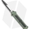 AKC F-16 D/A Bayonet OTF Automatic Knife OD Green Aluminum (3.3" Two Tone)
