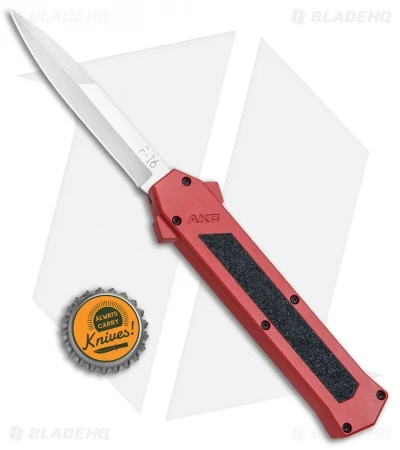 AKC F-16 D/A Bayonet OTF Automatic Knife Red (3.3" Satin) 4 AKC F-16 D/A Bayonet OTF Automatic Knife Red (3.3" Satin) - Image 4
