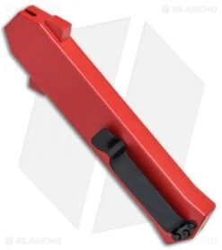 AKC F-16 D/A Bayonet OTF Automatic Knife Red (3.3" Satin) 6 AKC F-16 D/A Bayonet OTF Automatic Knife Red (3.3" Satin) -Akc Sales Store AKC F 16 Red DA OTF Bayo Satin Plain BP 23854 jr side