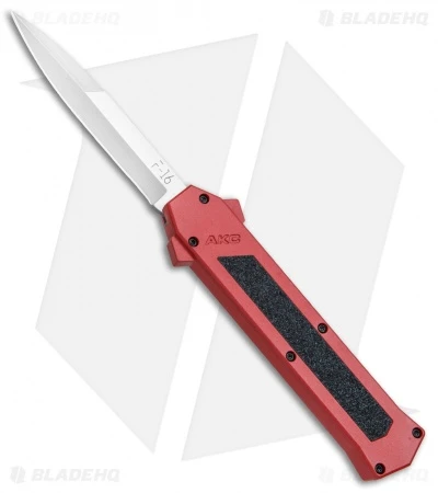 AKC F-16 D/A Bayonet OTF Automatic Knife Red (3.3" Satin) 1 AKC F-16 D/A Bayonet OTF Automatic Knife Red (3.3" Satin)