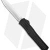 AKC F-20 D/A Spear Point OTF Automatic Knife Black Aluminum (3.6" Satin Drop)