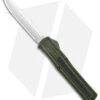 AKC F-20 D/A OTF Automatic Knife OD Green Aluminum (3.6" Satin)