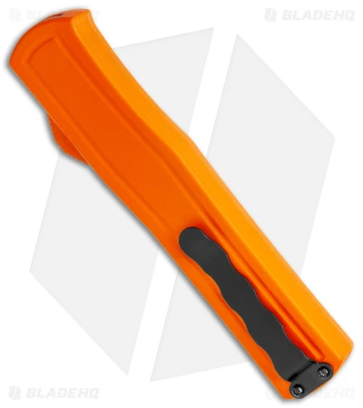 AKC F-20 D/A Drop Point OTF Automatic Knife Orange Aluminum (3.6" Satin) 3 AKC F-20 D/A Drop Point OTF Automatic Knife Orange Aluminum (3.6" Satin) - Image 3