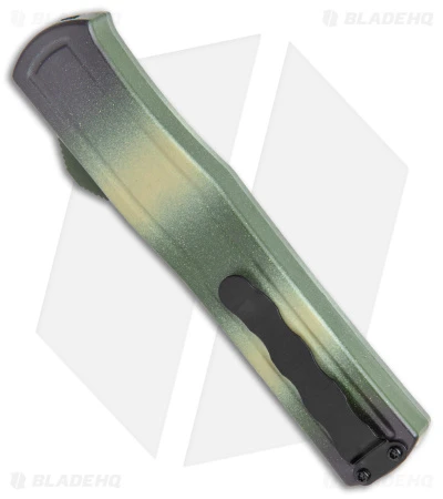 AKC F-20 D/A Spear Point OTF Automatic Knife Camo (3.55" Satin) 3 AKC F-20 D/A Spear Point OTF Automatic Knife Camo (3.55" Satin) - Image 3