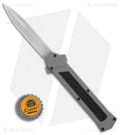 AKC F-16 D/A Bayonet OTF Automatic Knife Gray (3.3" Satin) 7 AKC F-16 D/A Bayonet OTF Automatic Knife Gray (3.3" Satin) -Akc Sales Store AKC F16 DA Bayo Satin Plain BP 25691 er bottlecap