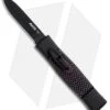 AKC Minion Concord OTF Automatic Knife Black/Sim Carbon Fiber (2.3" Black Flat)