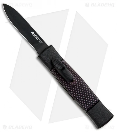 AKC Minion Concord OTF Automatic Knife Black/Sim Carbon Fiber (2.3" Black Flat) 1 AKC Minion Concord OTF Automatic Knife Black/Sim Carbon Fiber (2.3" Black Flat)