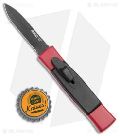 AKC Minion Concord OTF Automatic Knife Red/Black (2.3" Black) -Akc Sales Store AKC Minion Concord OTF Auto Red Black Black BHQ 24199 jr bottlecap