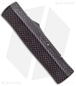 AKC Minion Concord OTF Automatic Knife Sim Carbon Fiber (2.3" Black Flat Grind) -Akc Sales Store AKC Minion Concord Slim CF OTF Auto Black Flat GX 33108 jr side