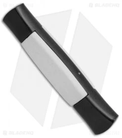 AKC 077 Concord OTF Automatic Knife Black/White (3.25" Satin Flat) -Akc Sales Store AKC OTF Concord 077 Black White Flat BHQ 52354 jr side