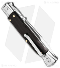 AKC Swinguard 9" Automatic Italian Stiletto Ebony (4" Satin Bayonet) -Akc Sales Store AKC Swinguard 9in Automatic Italian Stilletto Ebony 4in Satin Bayonet BHQ 139696 td