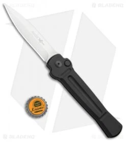 AKC X-treme Ace Automatic Knife Black (3.6" Satin) -Akc Sales Store AKC X TREME ACE Side Opening Automatic Knife Black Satin BHQ 100386 kp bottle cap