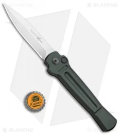 AKC X-treme Ace Automatic Knife Green (3.6" Satin) -Akc Sales Store AKC X TREME ACE Side Opening Automatic Knife Green Satin BHQ 100383 kp bottle cap