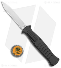 AKC X-treme EVO OTF Automatic Knife Black W/ Pocket Clip (3.5" Satin) -Akc Sales Store AKC X Treme EVO OTF Auto Black Satin DP BHQ 141226 jr bottlecap